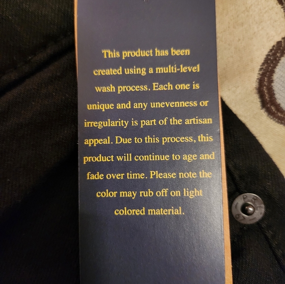 SOLD!! Polo Ralph Lauren Jeans Mens 36x32 Black Denim Sullivan Slim Stretch NWT! - Picture 8 of 12